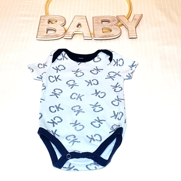 Calvin Klein Bundle of 2 Baby Onesies - Picture 2 of 5